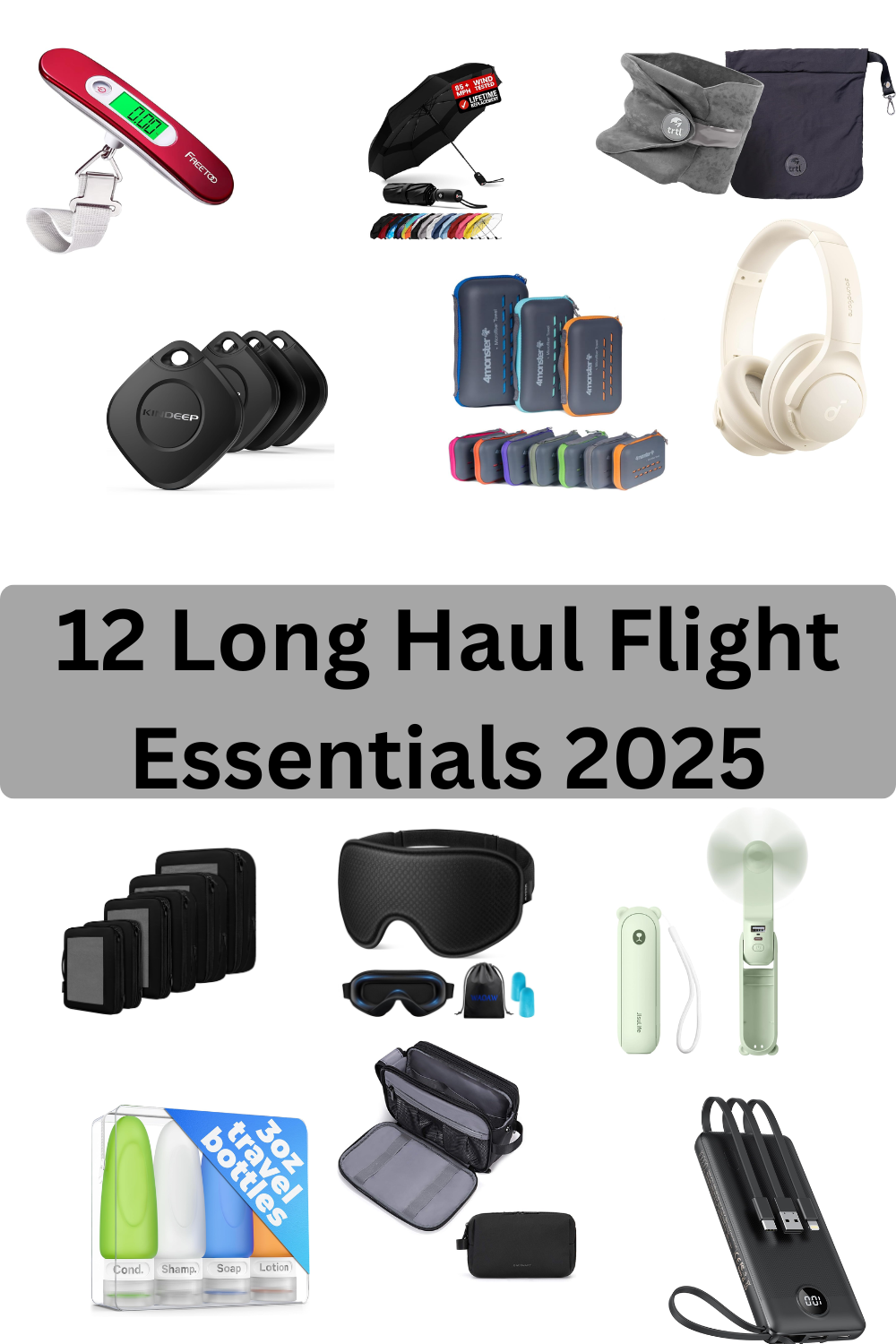 12 Long Haul Flight Essentials 2025