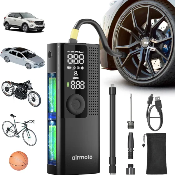 Airmoto Tire Inflator Portable Air Compressor