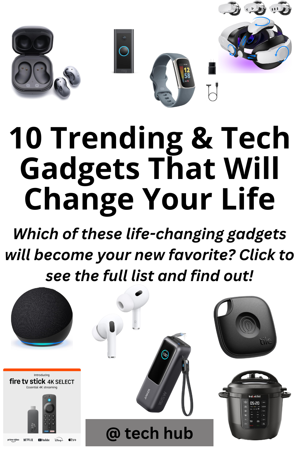 10 Trending & Tech Gadgets That Will Change Your Life