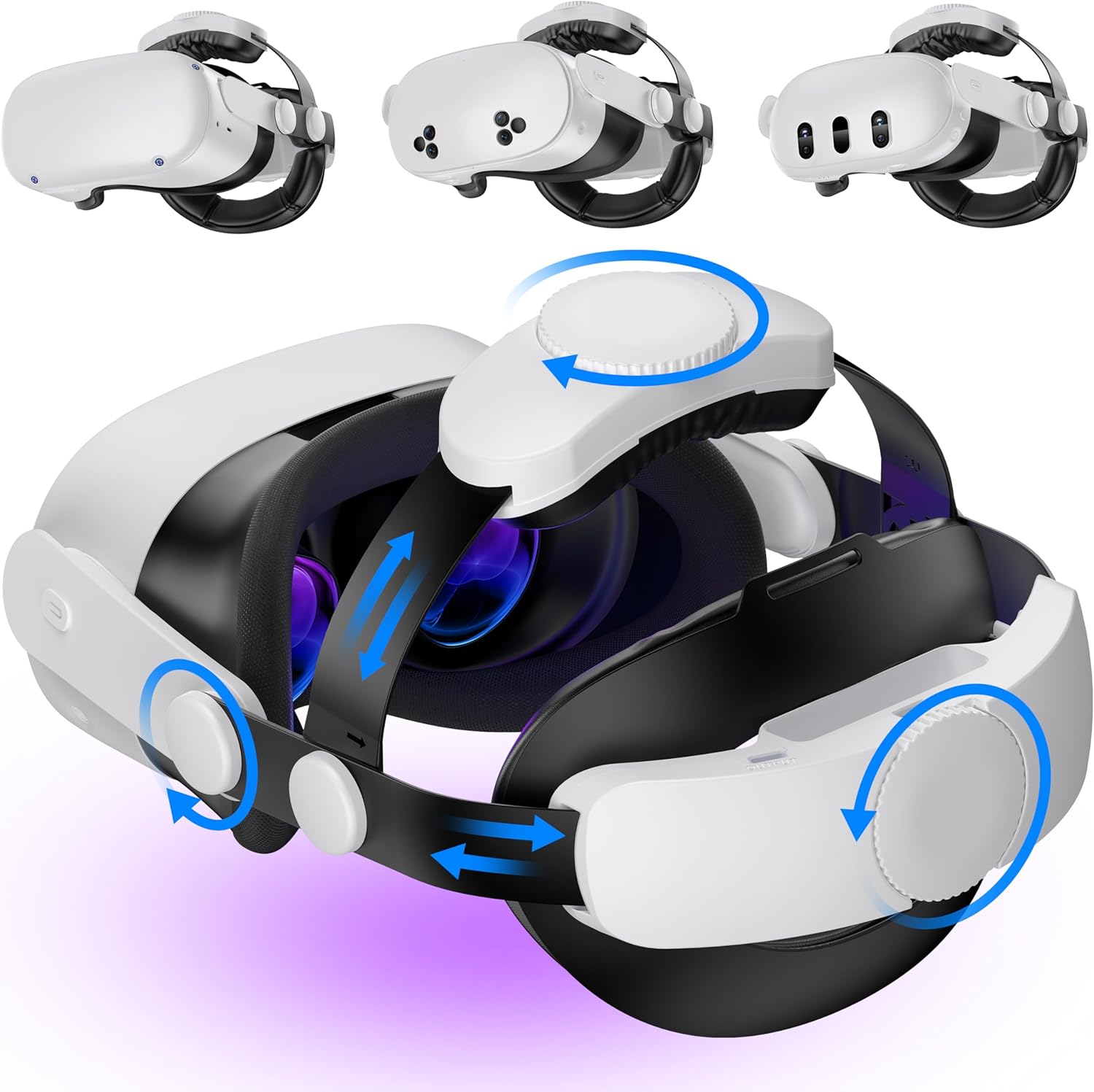 Kawaye for Meta Quest 3S/Quest 2/Quest 3 Head Strap