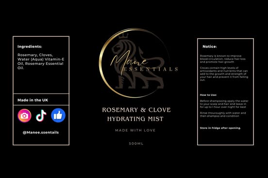 Rosemary &amp; Clove Hydrating Hair Mist