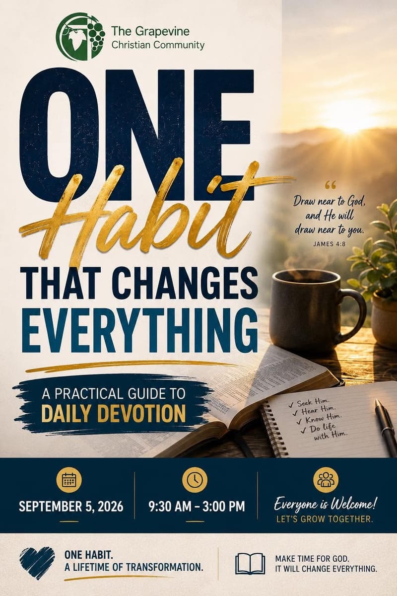 ONE HABIT SEMINAR