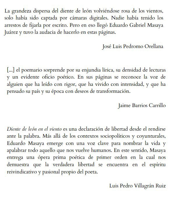 Diente de león en el viento