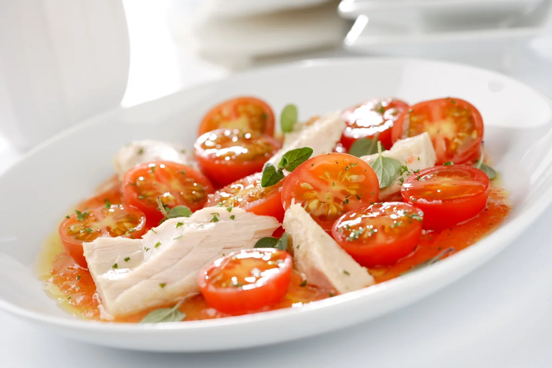 Tomate con ventresca