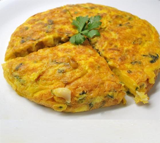 Tortilla de bacalao