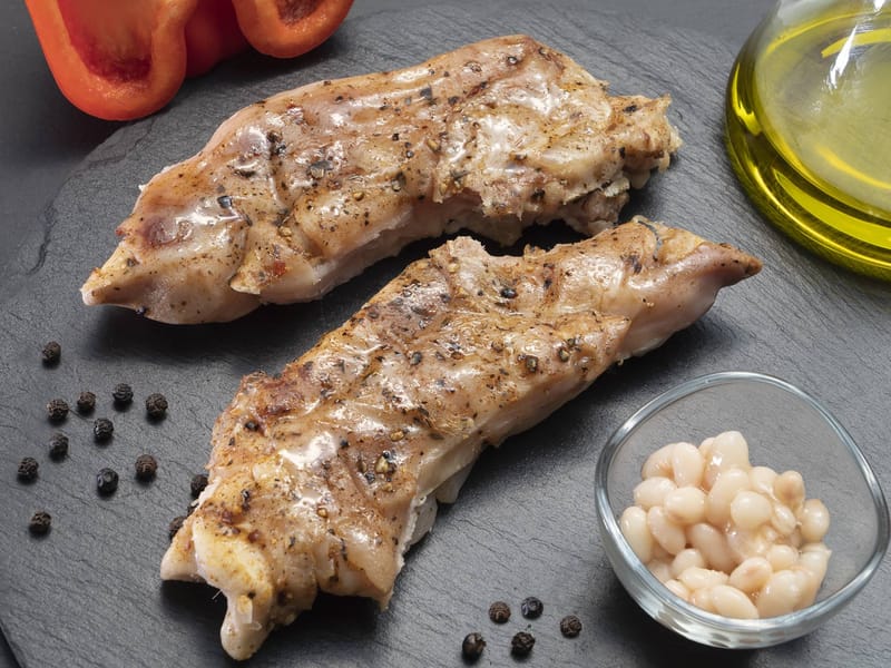 Pies de cerdo a la parrilla