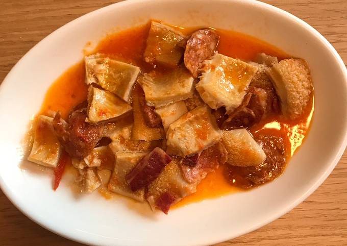 Callos y morros a la Navarra
