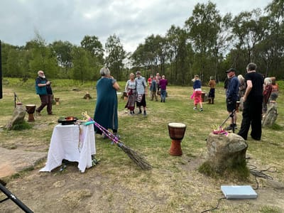 Handfasting at Nine Ladies from across the world