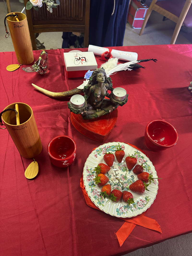 Sacred ring warming ceremony