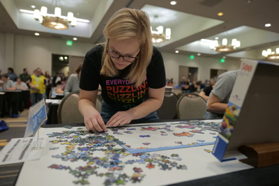 WAPO- "The ultimate high for these adrenaline junkies? Top-speed jigsaw puzzles."