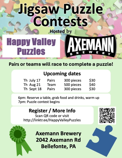 Happy Valley Puzzles Jigsaw Puzzle Contest