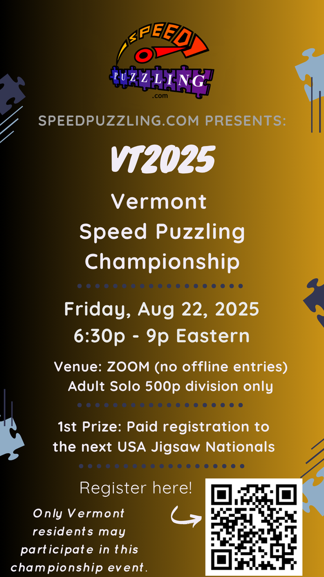 VT2025 Adult Online SOLO 500-piece jigsaw puzzle race