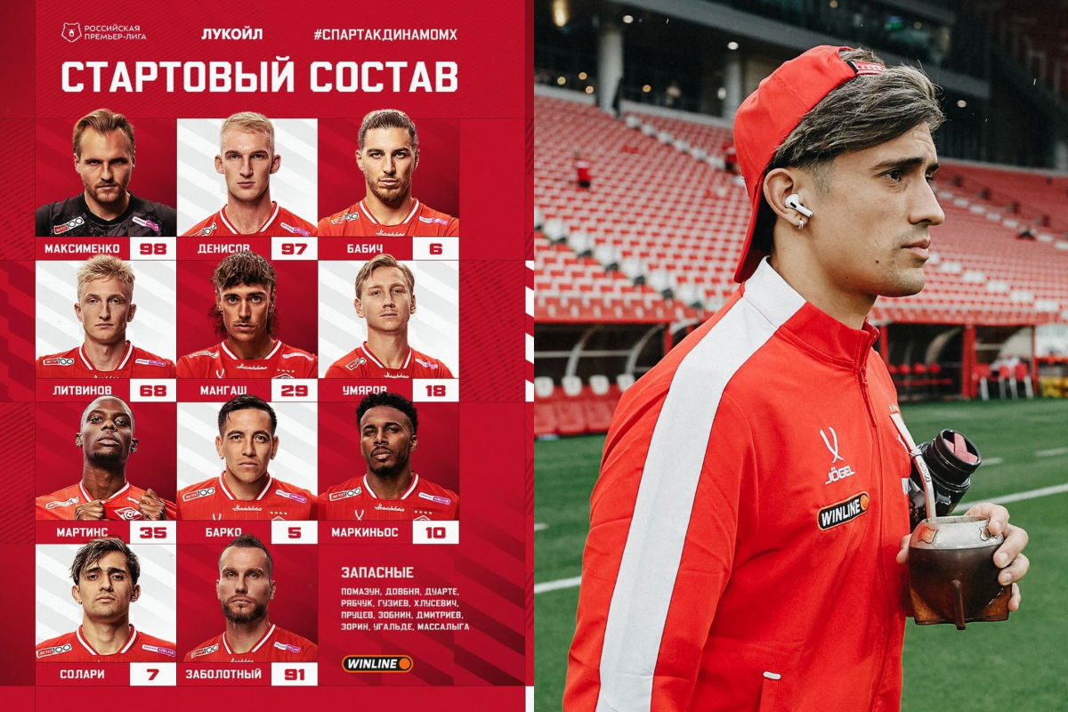 LIGA PREMIER DE RUSIA – El Spartak de Solari arrancó ganando