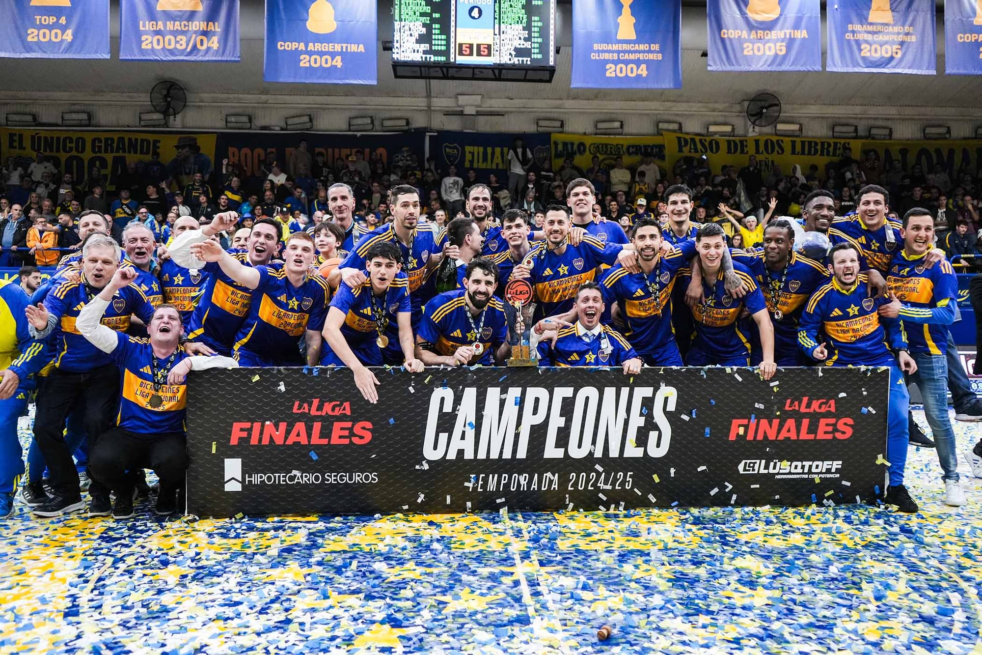 BÁSQUET - Boca bicampeón de La Liga Nacional con José Vildoza MVP de las finales