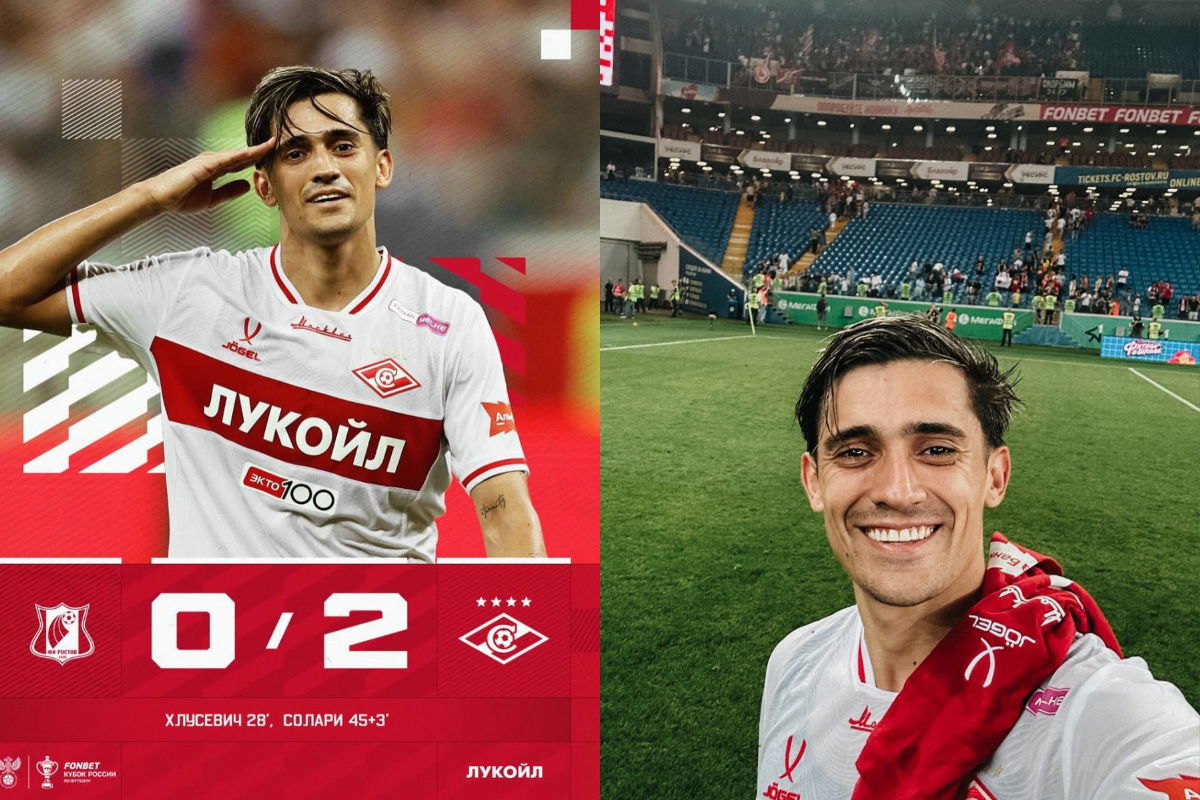 COPA DE RUSIA – Pablo Solari anotó un gol en la primera fecha del certamen