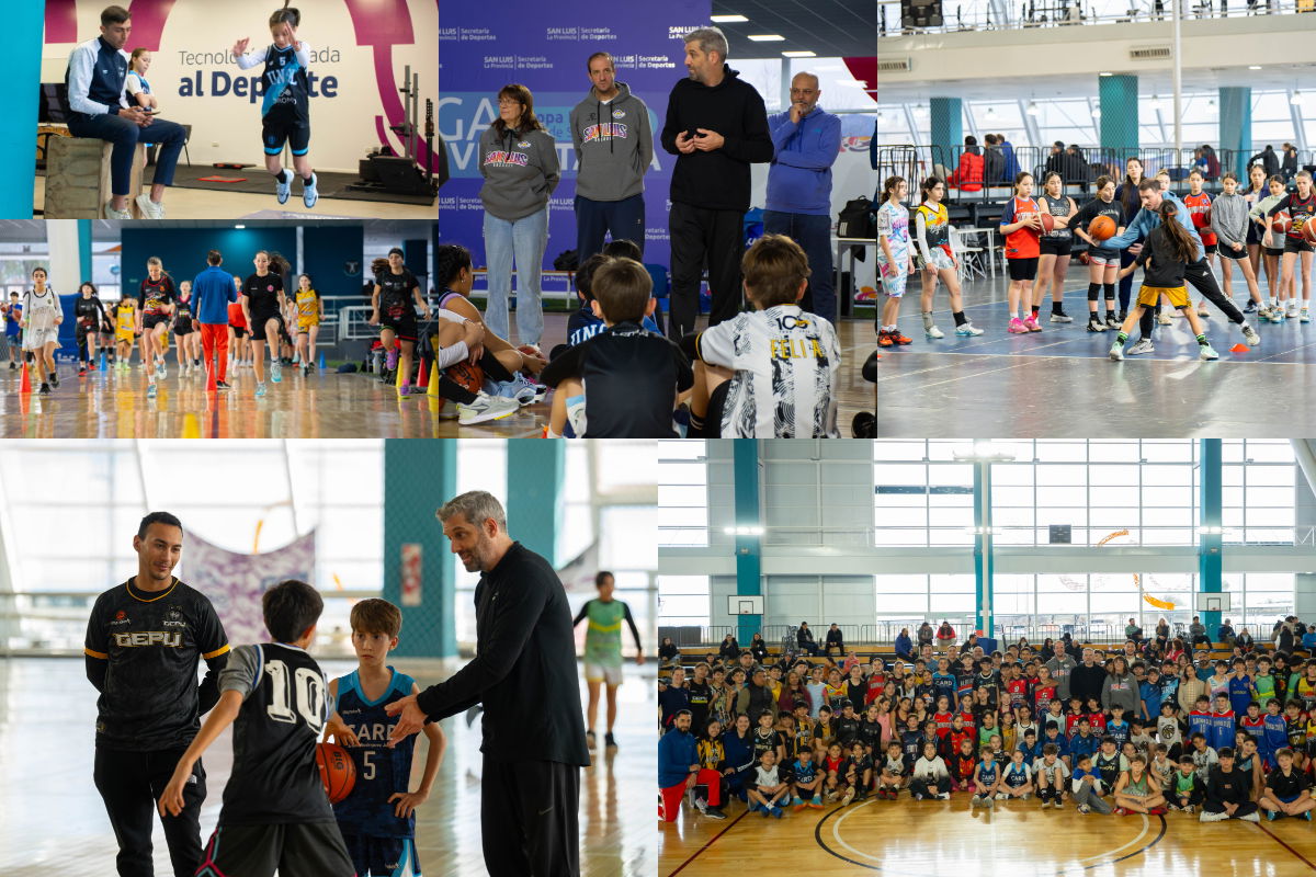 BÁSQUET - San Luis fue sede del Programa Nacional de Mini Básquet de la CAB