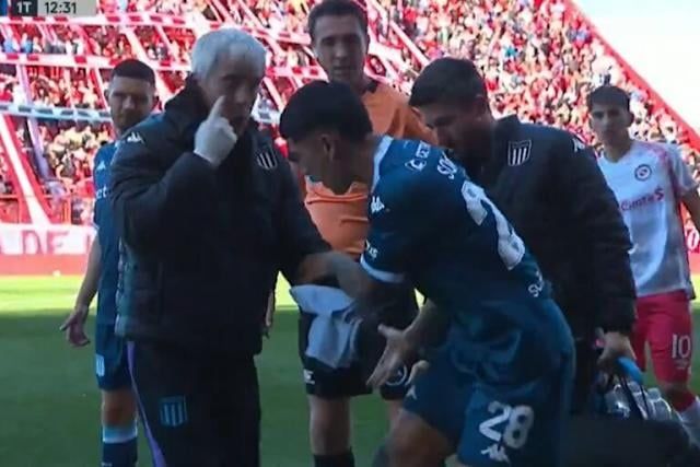 LIGA PROFESIONAL DE FÚTBOL – Se confirmó la lesión que sufrió Solari en Racing contra Argentinos