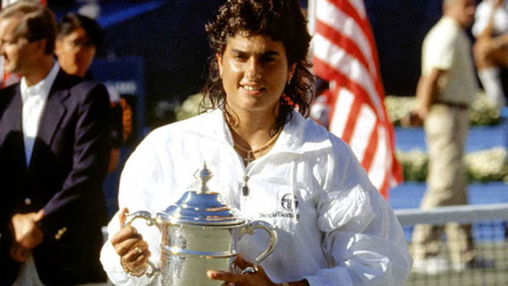 TENIS – Gaby Sabatini en el momento más importante de su carrera
