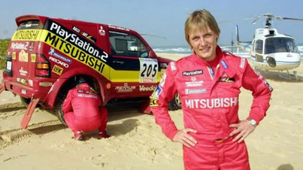 DAKAR 2001 – Jutta, ‘la reina del desierto’