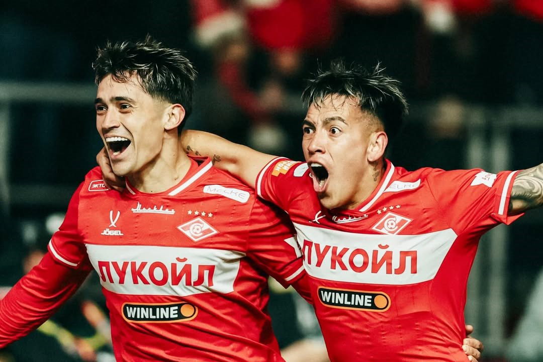 LIGA PREMIER DE RUSIA – Pablo Solari, el máximo artillero del Spartak Moscú