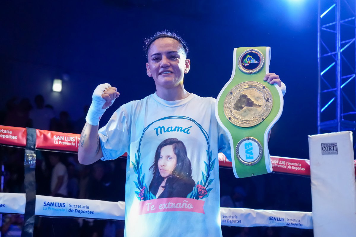 BOXEO FEMENINO – Micaela Luján ganó el título sudamericano súper mosca