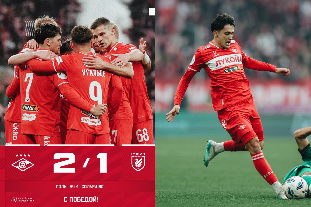 LIGA PREMIER DE RUSIA – Triunfo espartano con gol de Pablo Solari