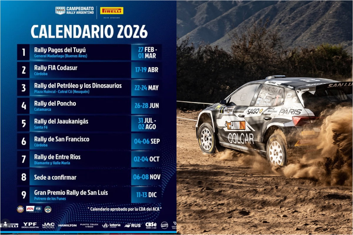 RALLY ARGENTINO – San Luis será sede del Gran Premio Coronación del 2026