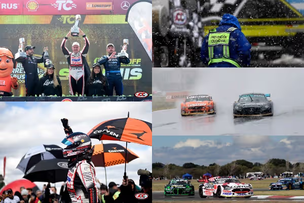 TURISMO CARRETERA – Mariano Werner ganó en San Luis en el inicio dela Copa de Oro donde el clima fue el gran protagonista