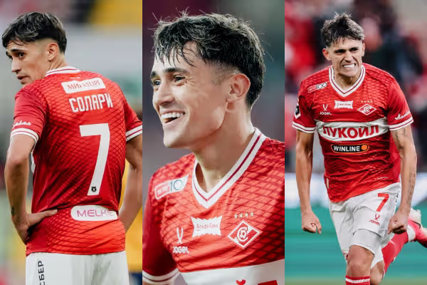 LIGA PREMIER DE RUSIA – Pablo Solari fue elegido Jugador del Mes en el Spartak Moscú