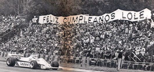 FÓRMULA 1 - En el día de su cumpleaños, el ‘Lole’ fue 2° en Buenos Aires