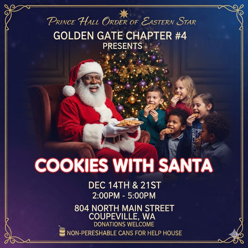 Golden Gate Chapter #4 Presents...Cookies with Santa PT 1
