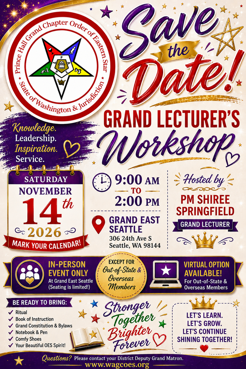 Grand Lecturer's Workshop