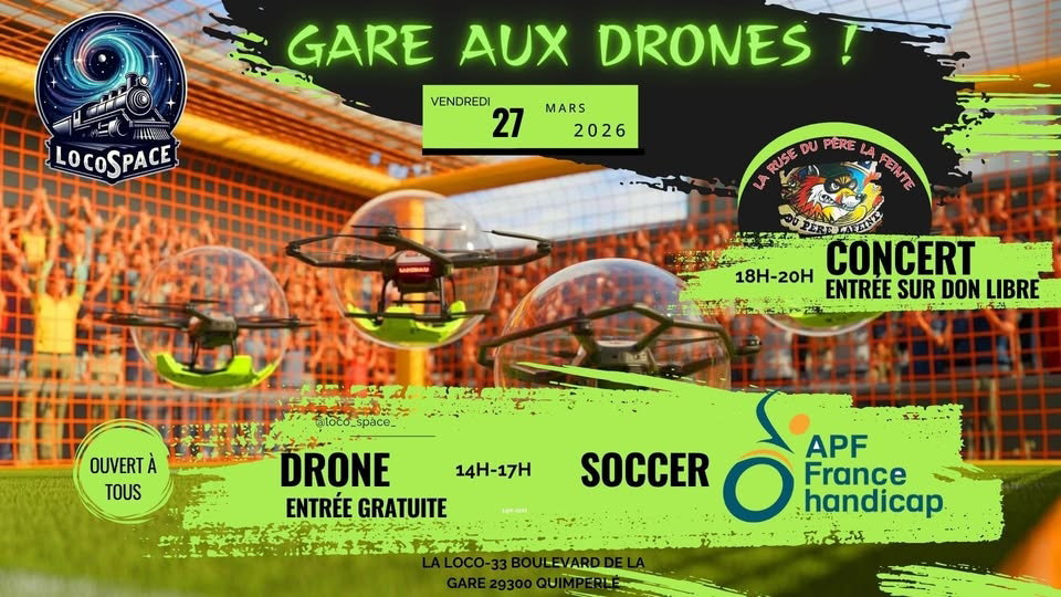 Gares aux drones !!!