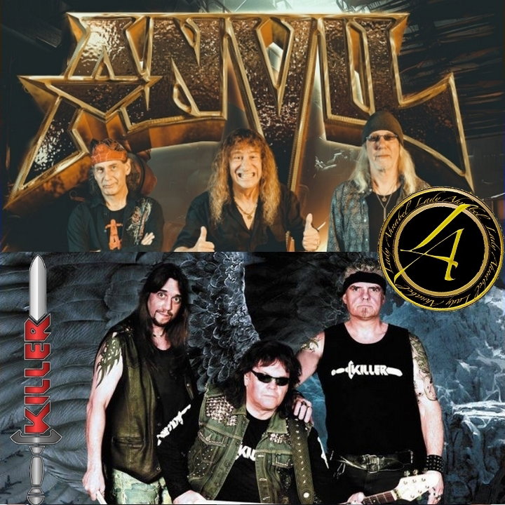 * Samedi 10/10 * ANVIL - KILLER - Lady Anhabel (Thrash metal) (22 à 27 €)