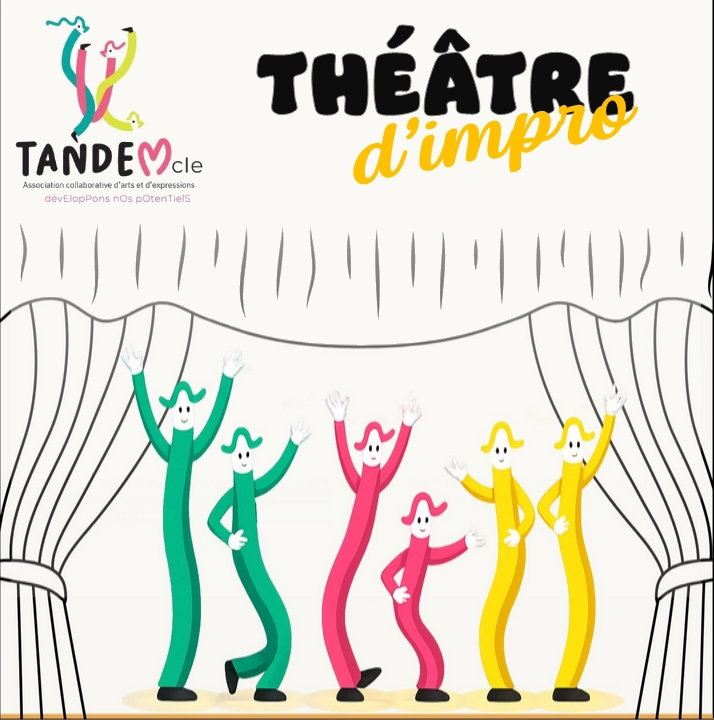 * Dimanche 11/10 * THEÂTRE D’IMPRO / Cie TANDEM (Don libre)