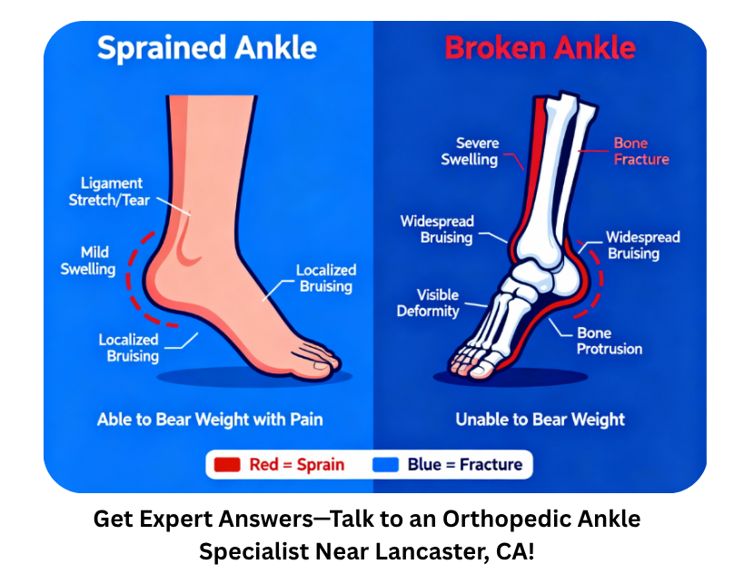 orthopedic ankle specialist near lancaster ca