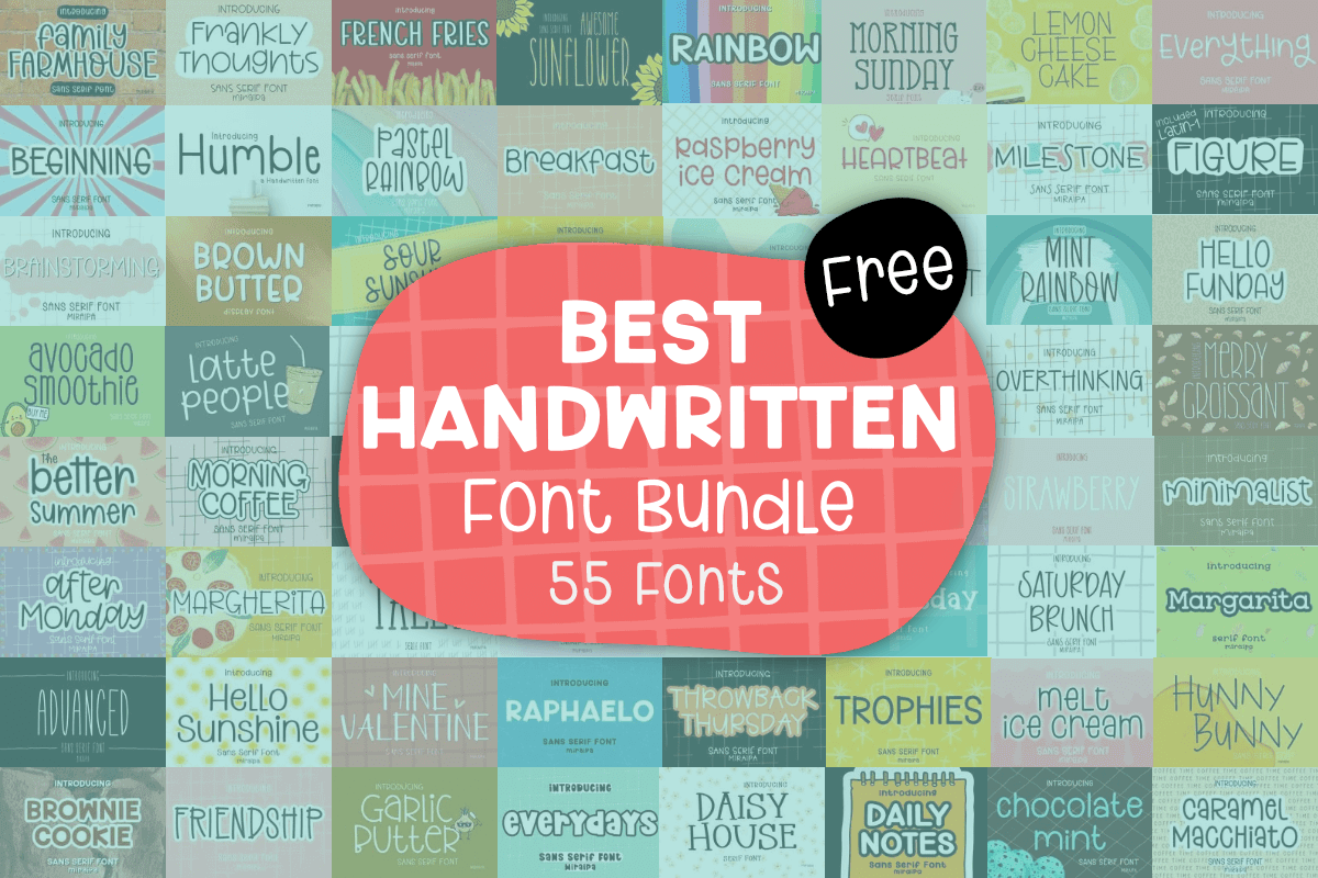 Best Handwritten Font Bundle