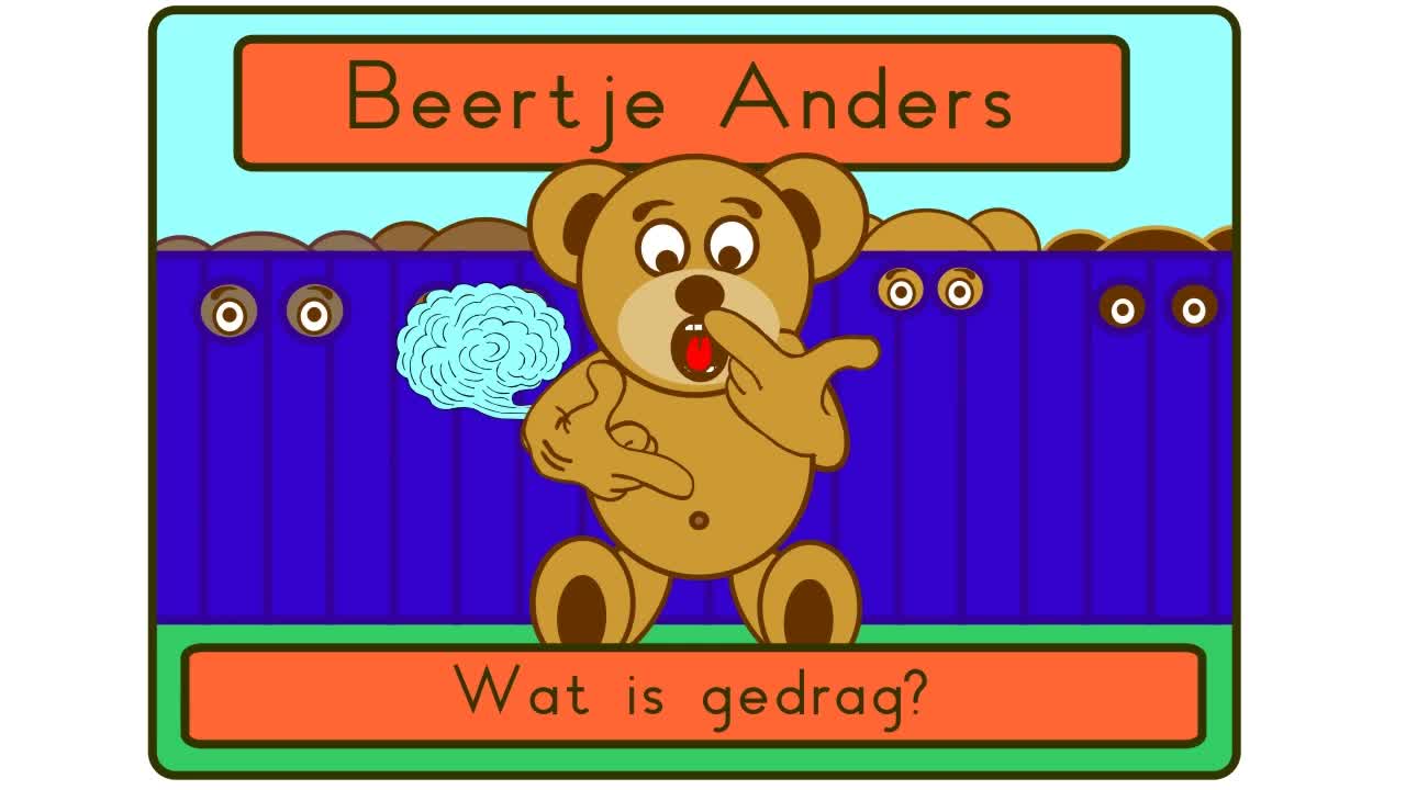 Een filmpje van Beertje Anders met uitleg over wat gedrag is.
