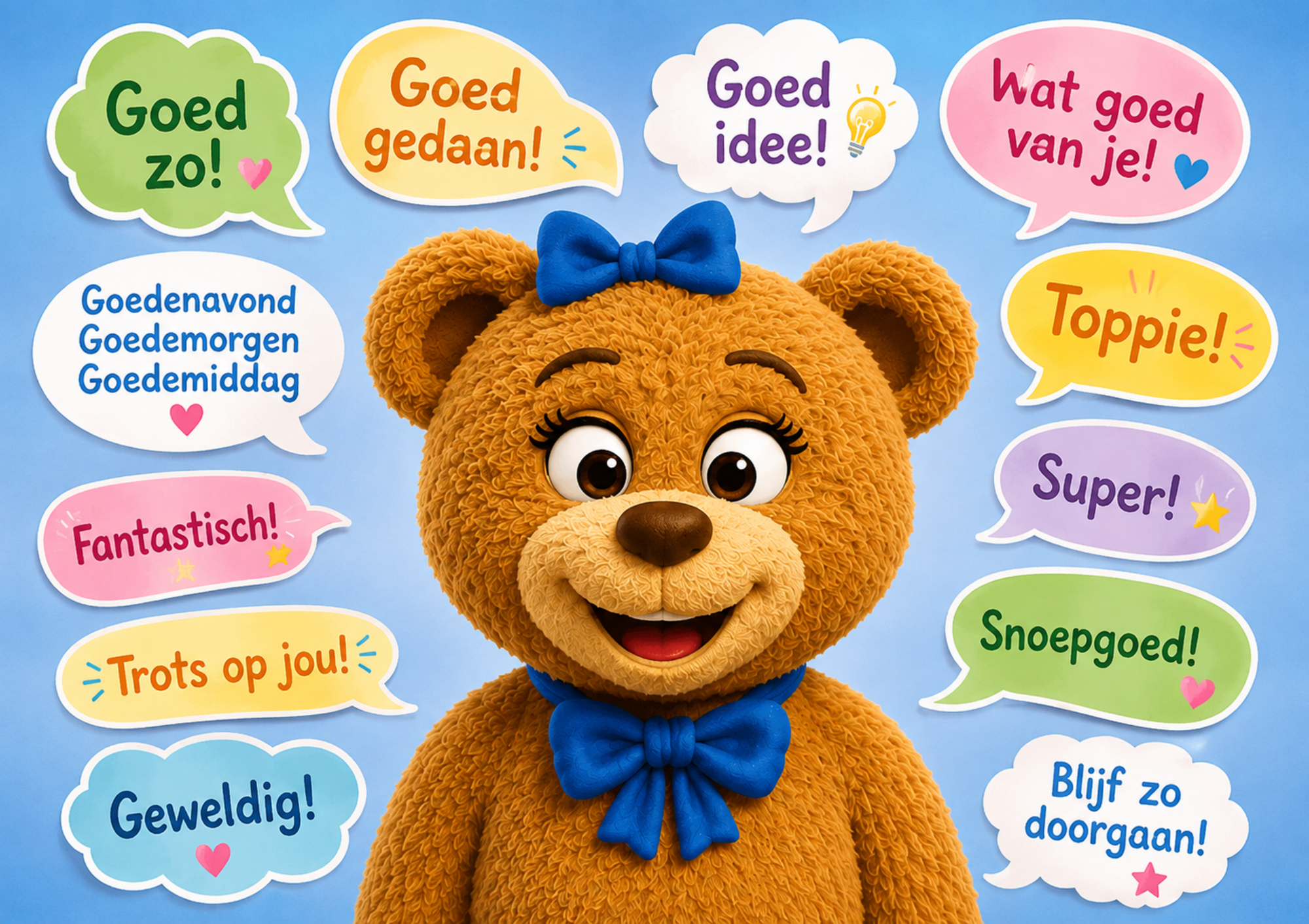 Goede woorden zeggen