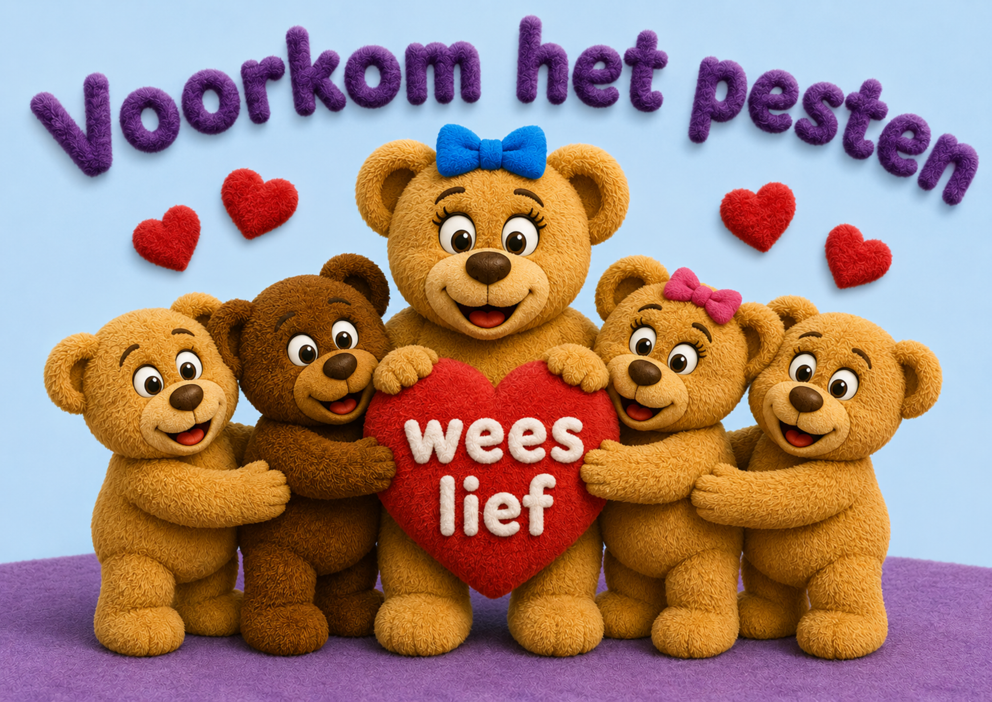 Voorkom pesten wees lief