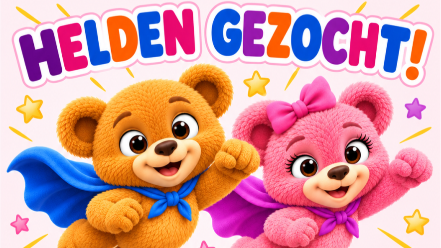 Helden gezocht! Wie helpt er mee?