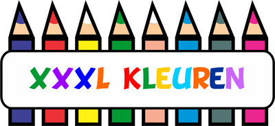 De les op school Kleurplaat XXXL