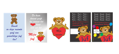 Kaartje voor Juf of Meester