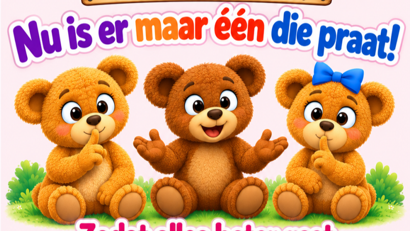 Afsprakenposter – Nu is er maar één die praat