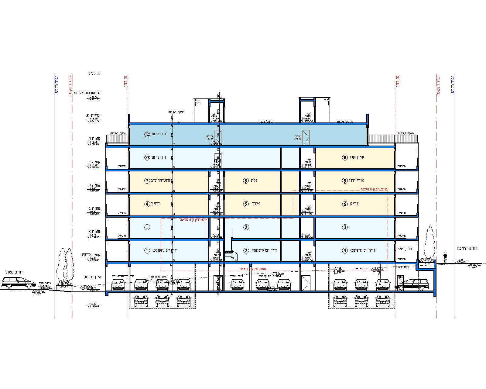 התיכון 50 חתך