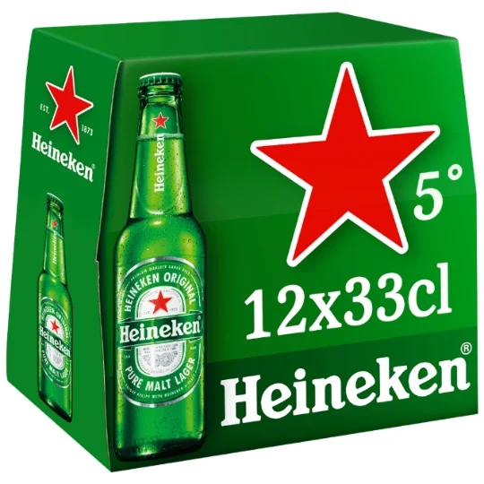 Heineken pack de 12 x 33cl