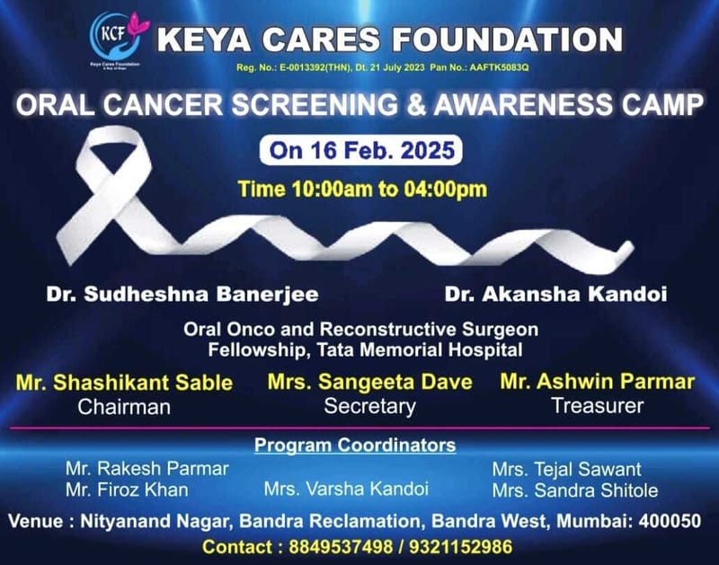 Oral Cancer Awareness and Screening Camp: A Step Towards Early Detection