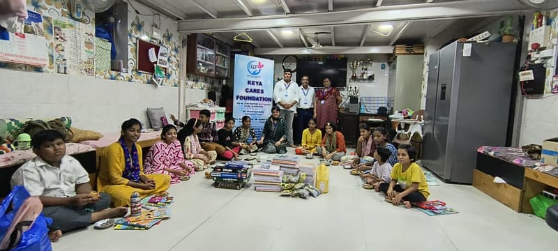 Stationery and grocery distribution in Maranatha Harvest Mission Orphanage on 27.07.2025