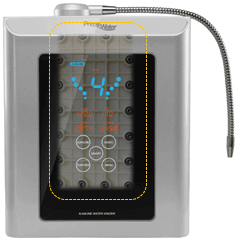 Alkaline Water Ionizer: Platinum coated titanium plates