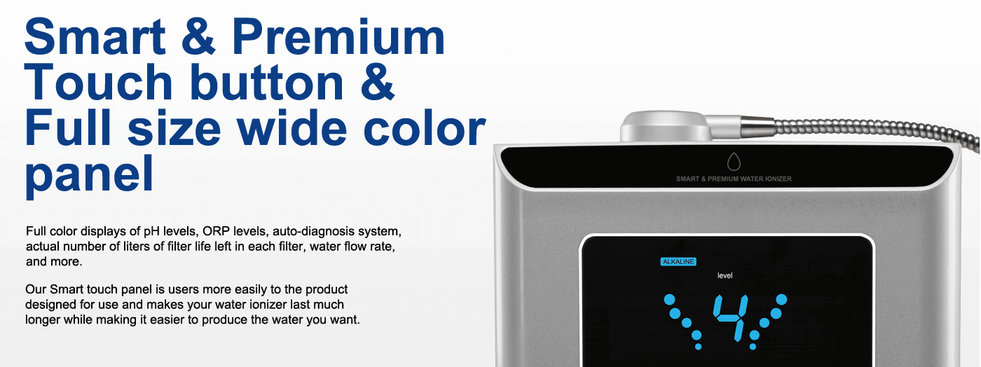 Alkaline Water Ionizer with Smart touch